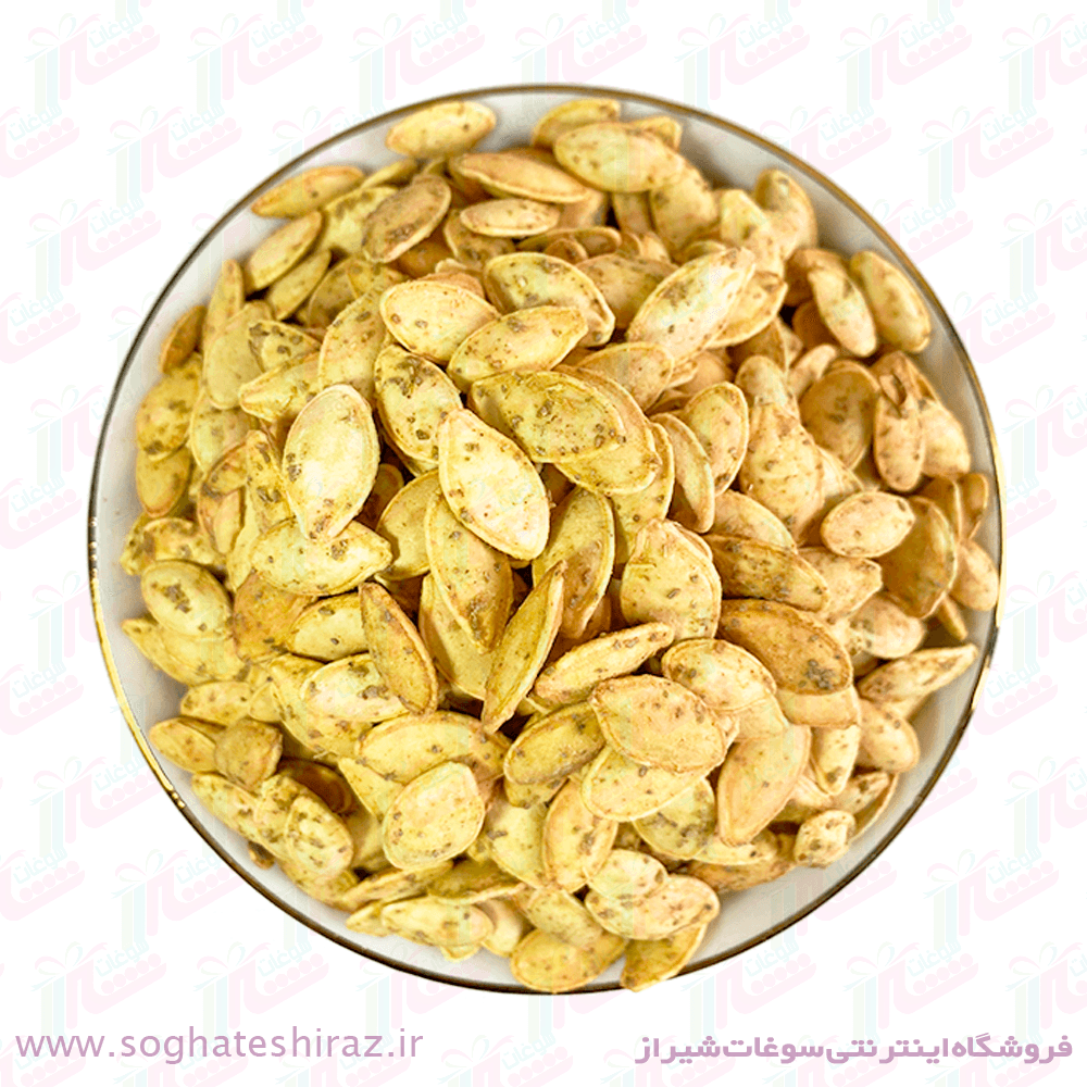 تخمه کدو گوشتی آویشنی بسته 500 گرمی