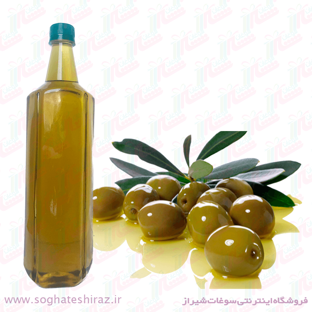 روغن زیتون ارگانیک بدون بو بطری ۱ لیتری